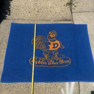 Vintage Delaware Fightin’ Blue Hens Throw Blanket  58x42 NCAA College Football